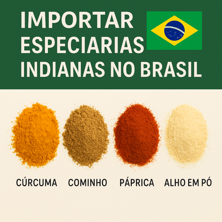 Read more about the article Importar Especiarias Indianas para o Brasil