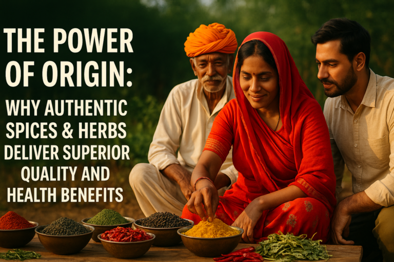 Read more about the article 🌿 The Power of Origin: Why Authentic Spices & Herbs Deliver Superior Quality and Health Benefits