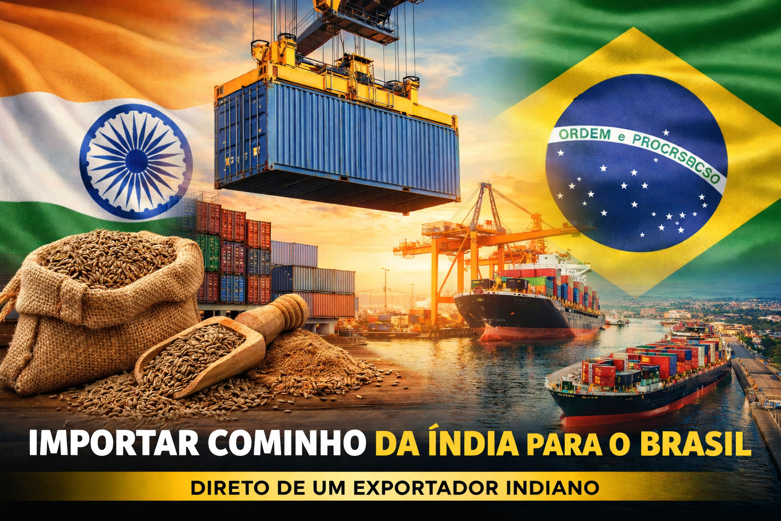 You are currently viewing Importar Cominho da Índia para o Brasil? Compre Diretamente de um Exportador Indiano