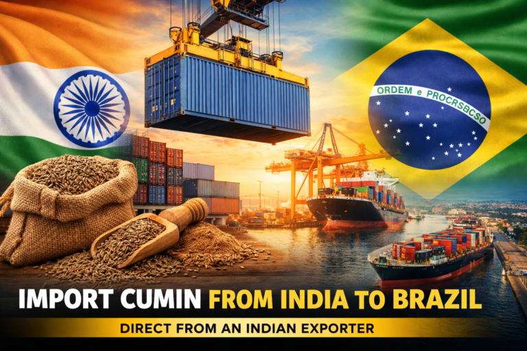 Read more about the article Importing Cumin from India to Brazil? Source Directly from Indian Exporter
