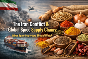 Read more about the article The Iran Conflict and Global Spice Supply Chains: What Spice Importers Should Watch